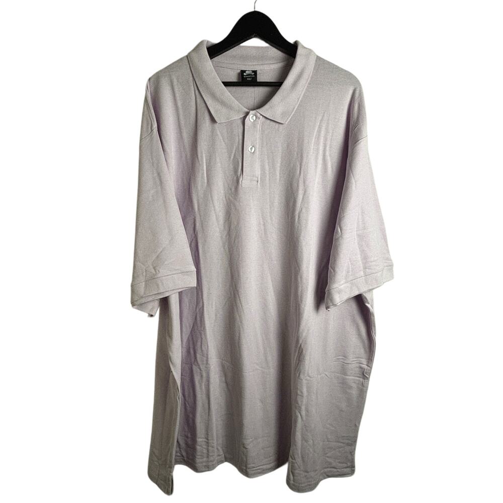 Winston Mens‎ Big and tall lavender polo shirt 4XLT NWT